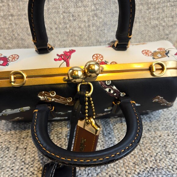 Coach Kisslock Satchel - Picture 8 of 12